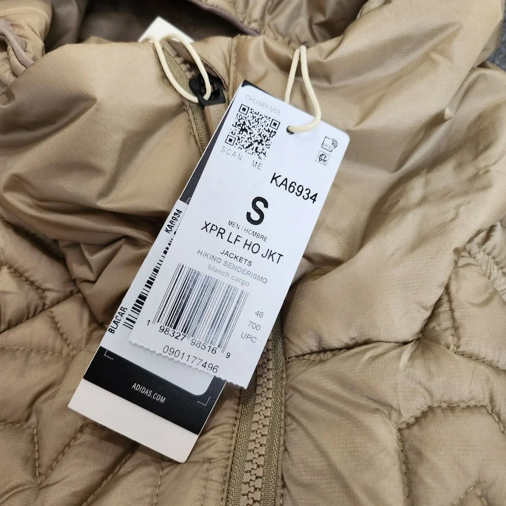Mens Size S Adidas Terrex Xperior PrimaLoft Fill Insulated Jacket Brown KA6934